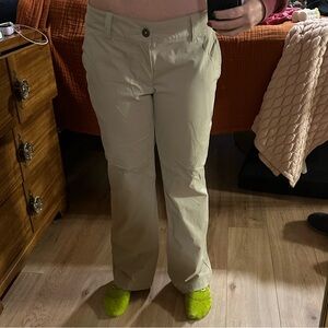 Columbia Khaki Trousers with Black Trim